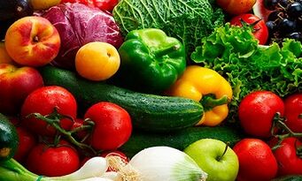Corrección de alimentos para a osteocondrose cervical