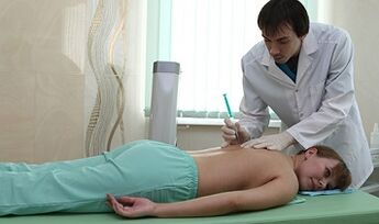 bloqueo para a osteocondrose da columna cervical