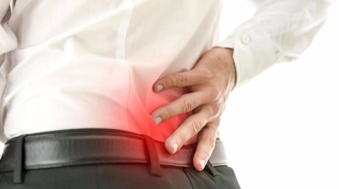 dor lumbar severa